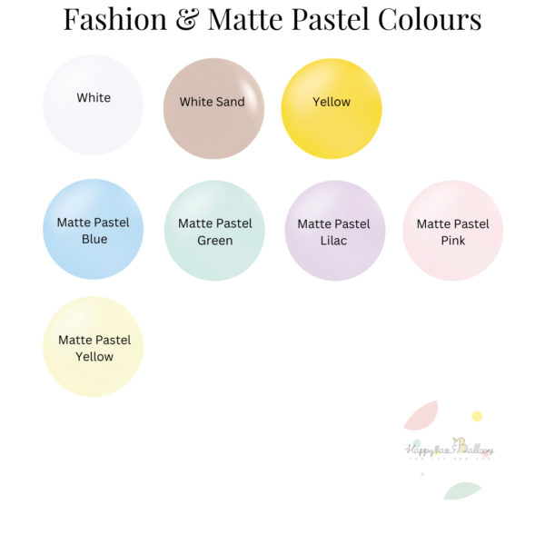 Sempertex colours - fashion & matte pastel 3